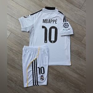 Real Madrid Team Boy Sports Set For 2025-26 Season Mbappé#10